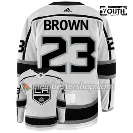 Los Angeles Kings DUSTIN BROWN 23 Adidas Weiß Trikot Authentic - Kinder